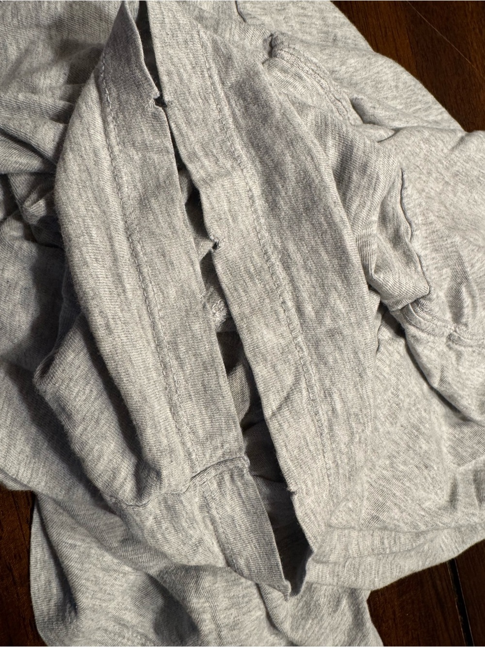 aerie Relaxed Crewneck Tee - Light Gray Size XL - Picture 7 of 9